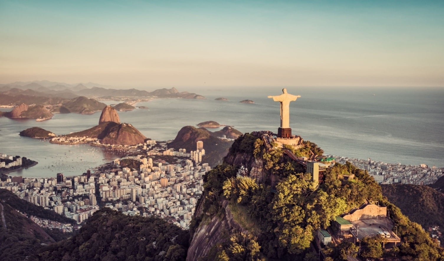 Mountain at sunset, Rio De Janeiro, Brazil