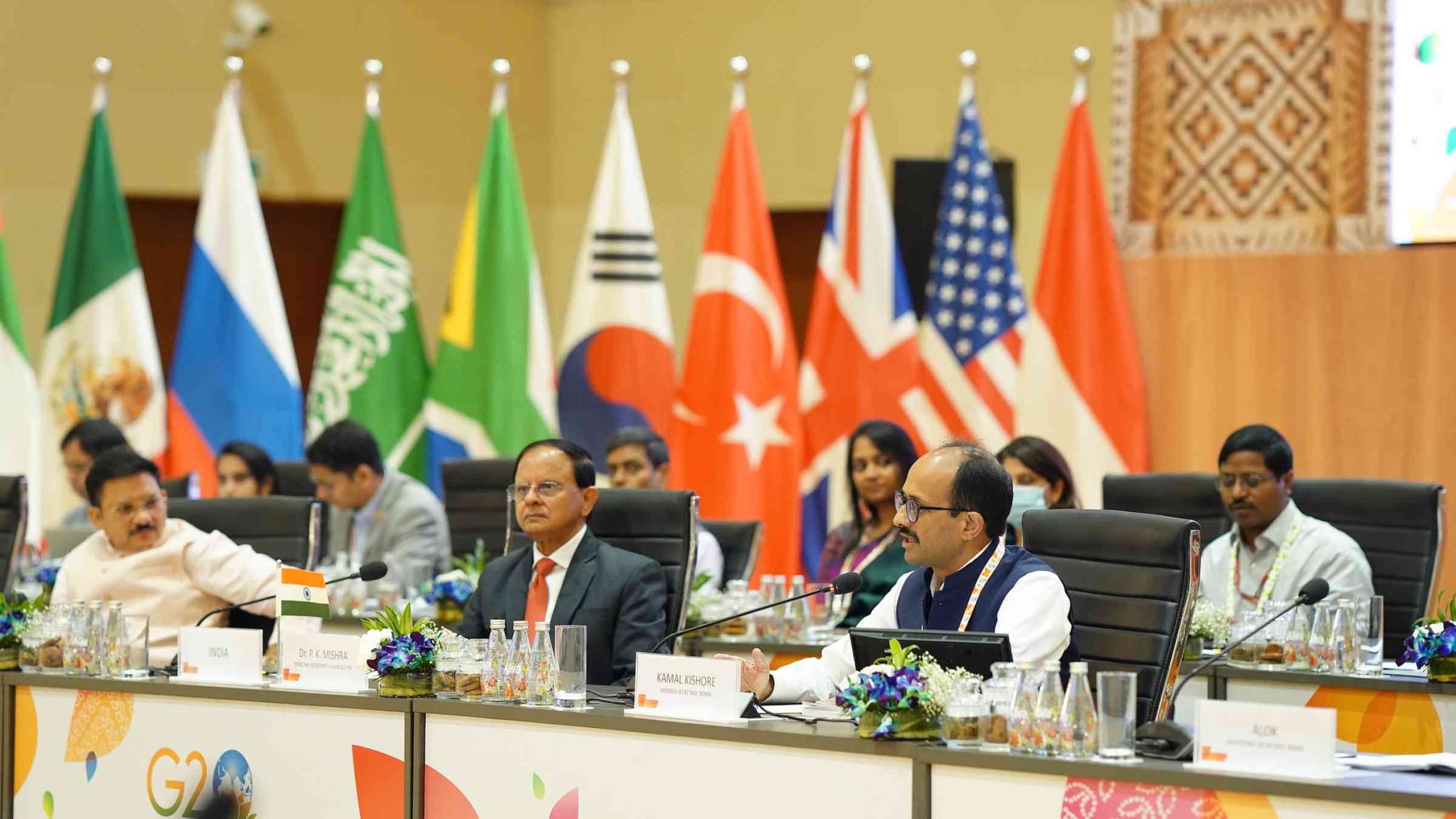 Delegates at the G20DRRWG Inaugural Session 